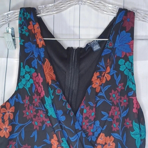 Chaps floral V-neck dress - Picture 7 of 10
